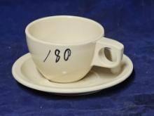 BRAND NEW SiLite Arrowhead Melamine Tea Cup and Saucer Set