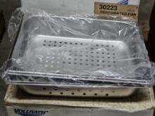Vollrath 1/2 Size S/S Perforated Inserts