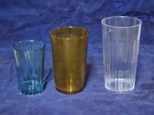 Pallet of Various Sized Plastic Tumblers - Sold by the Unit