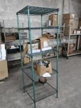 23" Five Tier Epoxy Coated Metro Rack Unit (no contents)