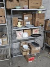 36" Four Tier S/S Rack Unit (no contents)