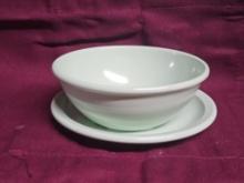 Set of Melamine Bowl & Saucer