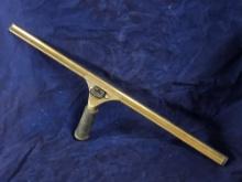 Hand Held Squeegees with (12) Brand New Brass Channels