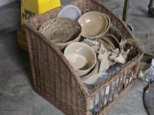 Weaved Basket Contents