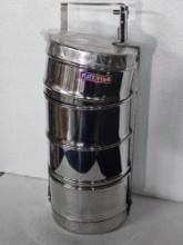 BRAND NEW S/S Tiffin with Plates