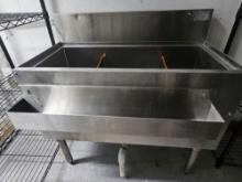 36" S/S Ice Bin with Removable Partitions