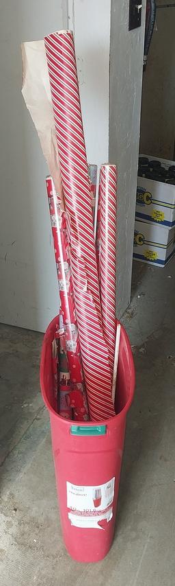 Christmas wrap and container
