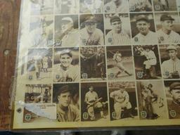 Uncut Baseball Cards sheet - Wide World sports - Limited edition