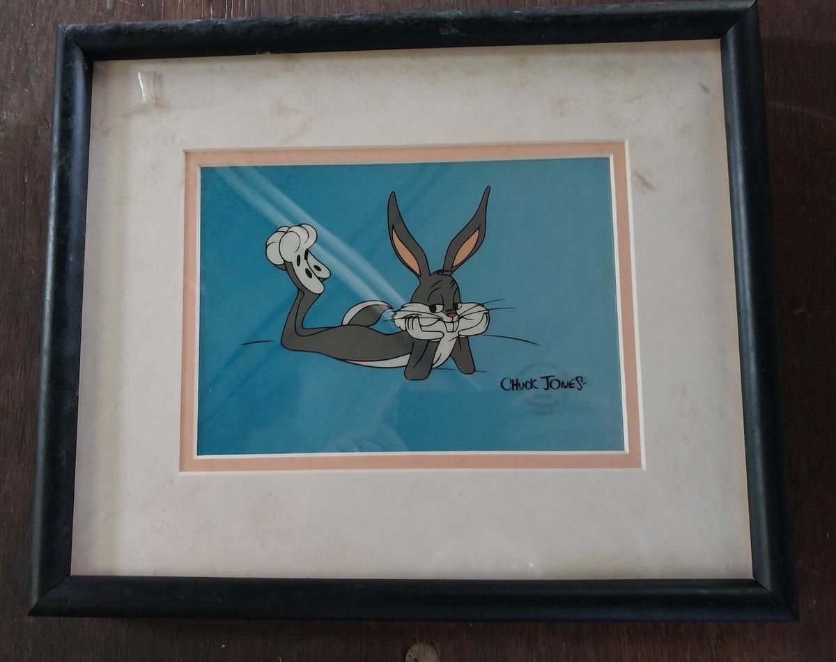 Bugs Bunny Cel - Looney Tunes - Framed with COA Chuck Jones