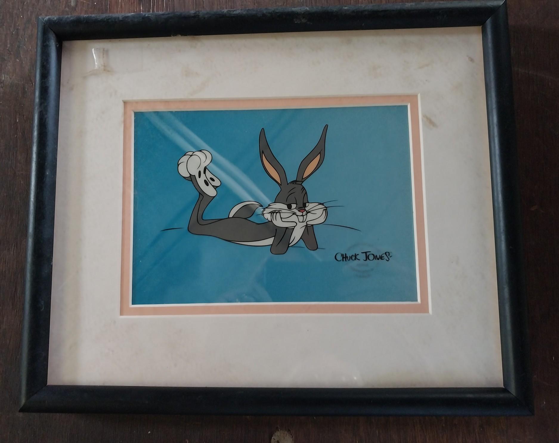 Bugs Bunny Cel - Looney Tunes - Framed with COA Chuck Jones
