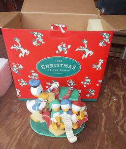 Donald Duck and 3 nephews - Figure - 1995 Christmas at our house - original box