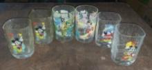 Rare Disney Drinking Glasses - Mickey, Goofy, from McDonalds