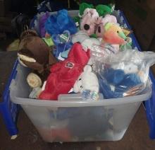 Bamm Beano's Bears and others- Various Sports with Tags - large container full