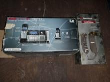 New RCA 2 Line Digital Cordless Multi-Handset System and Radio shack Trim Phone