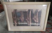 Four Ballerinas - Framed Artwork - 32 x 25 in