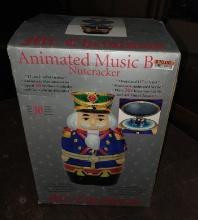 Anitmated Music Box Nutcracker - Mr. Christmas - New in the box