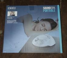 New Homedics Sound Spa Portable
