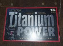 Molitor Titaniun Power golf balls - 15 per pack