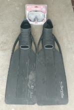 Genesis Navigation Fins and Lifeguard Adult mask