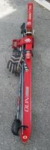 Olin -Ski Tote - Vintage Pair of Skis  870