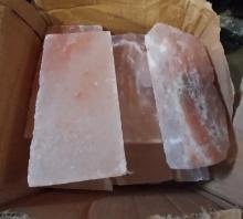 Himalayan salt blocks -various sizes - 3 boxes full