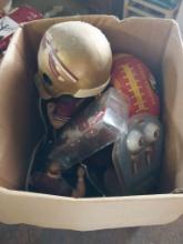 Florida State items - Box full - lamp, golf balls and  more