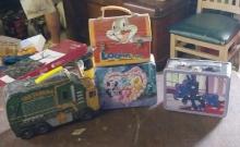 Lunchboxes, my little pony, Bugs Bunny - set of 4