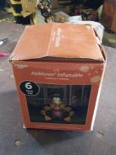 6 ft Airblown Inflatable Turkey - Indoor and outdoor