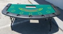 Portable Blackjack Table -small tears