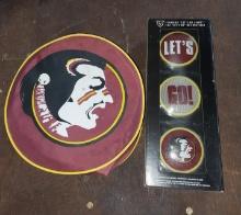 New Florida State flashing let go light and portable dinnerware set