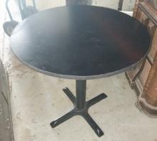 30 in Round Table with metal base