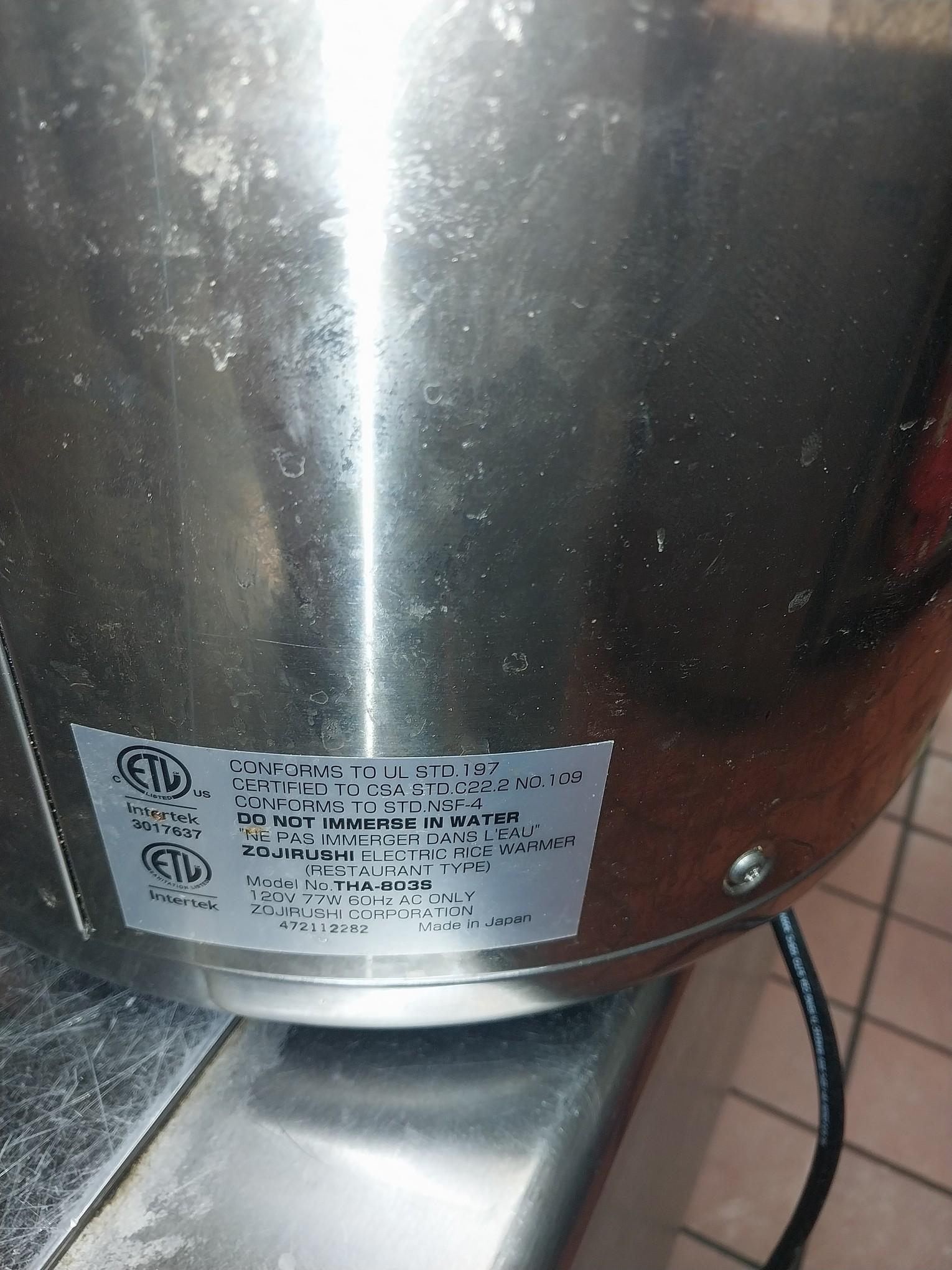 Zojirushi Electric Rice Cooker Warmer - HA-8036