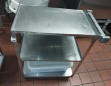 Stainless Steel Cart with 2 additional shelves