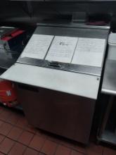 Welbilt DelField Refrigerated Sandwich Prep - 2 Door Stainless Steel - Model 4427N-12M-M561