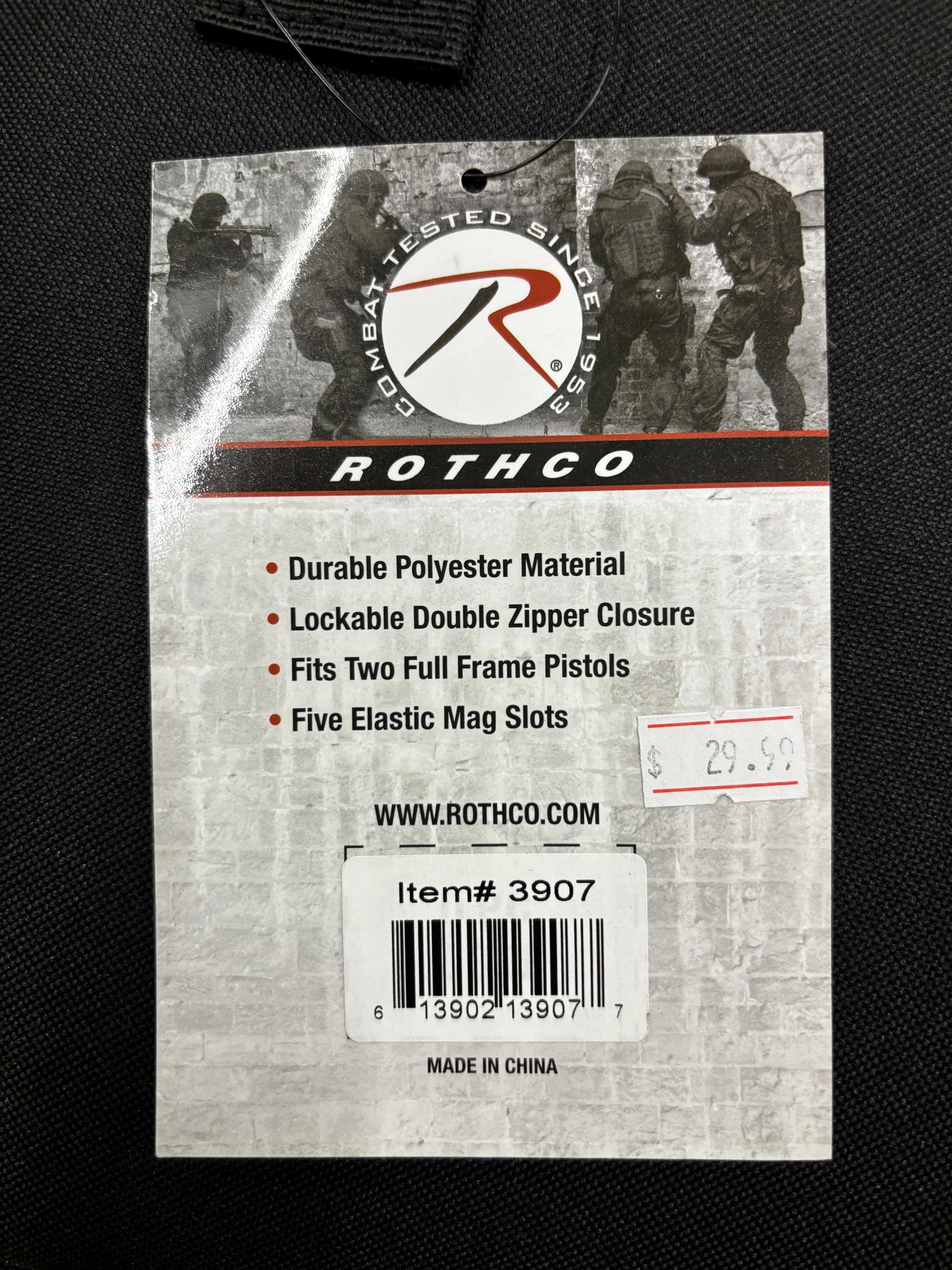Rothco Double Pistol Case
