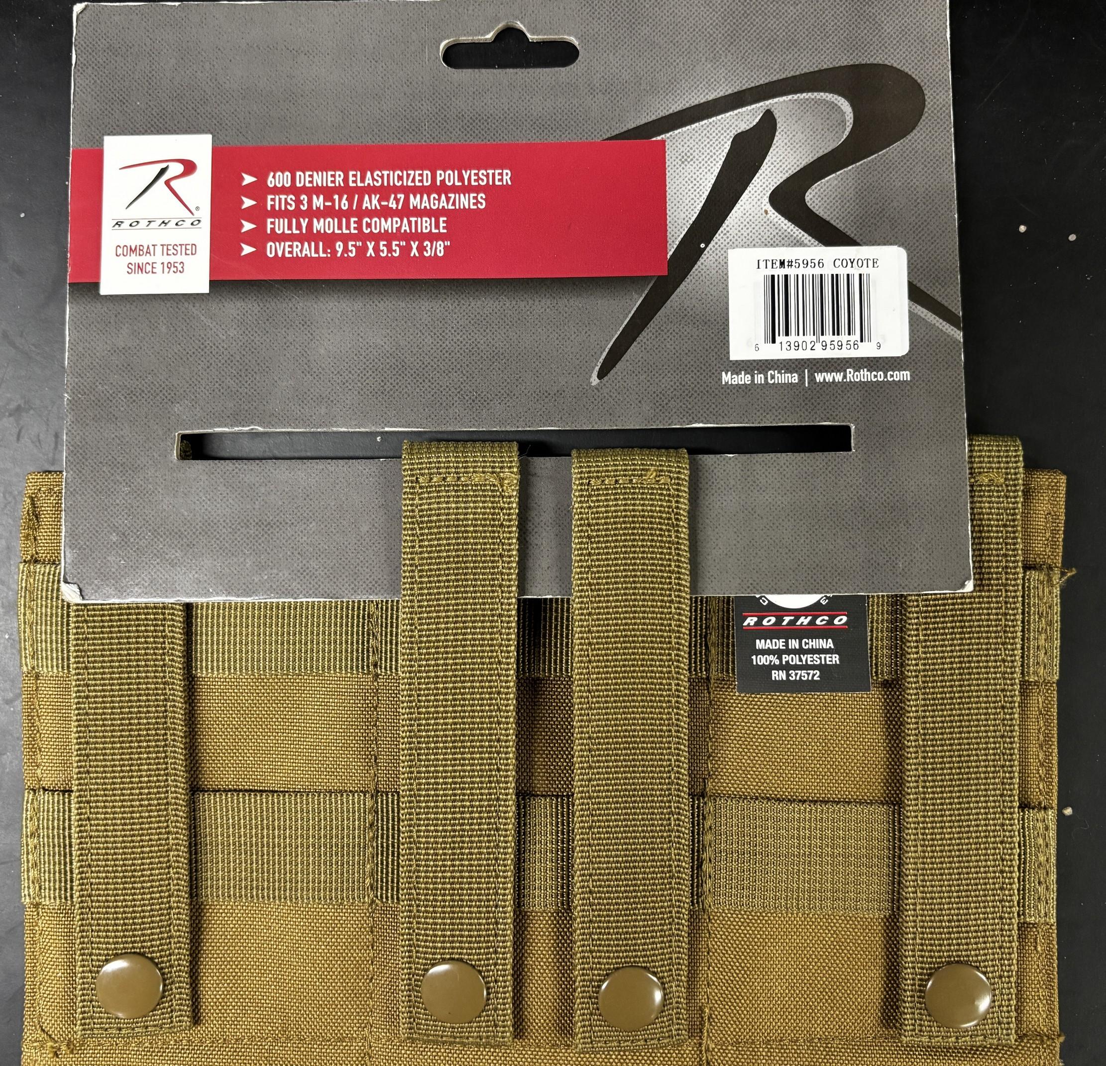 Rothco Lay Flat Molle Rifle Mag Pouch