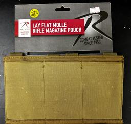 Rothco Lay Flat Molle Rifle Mag Pouch