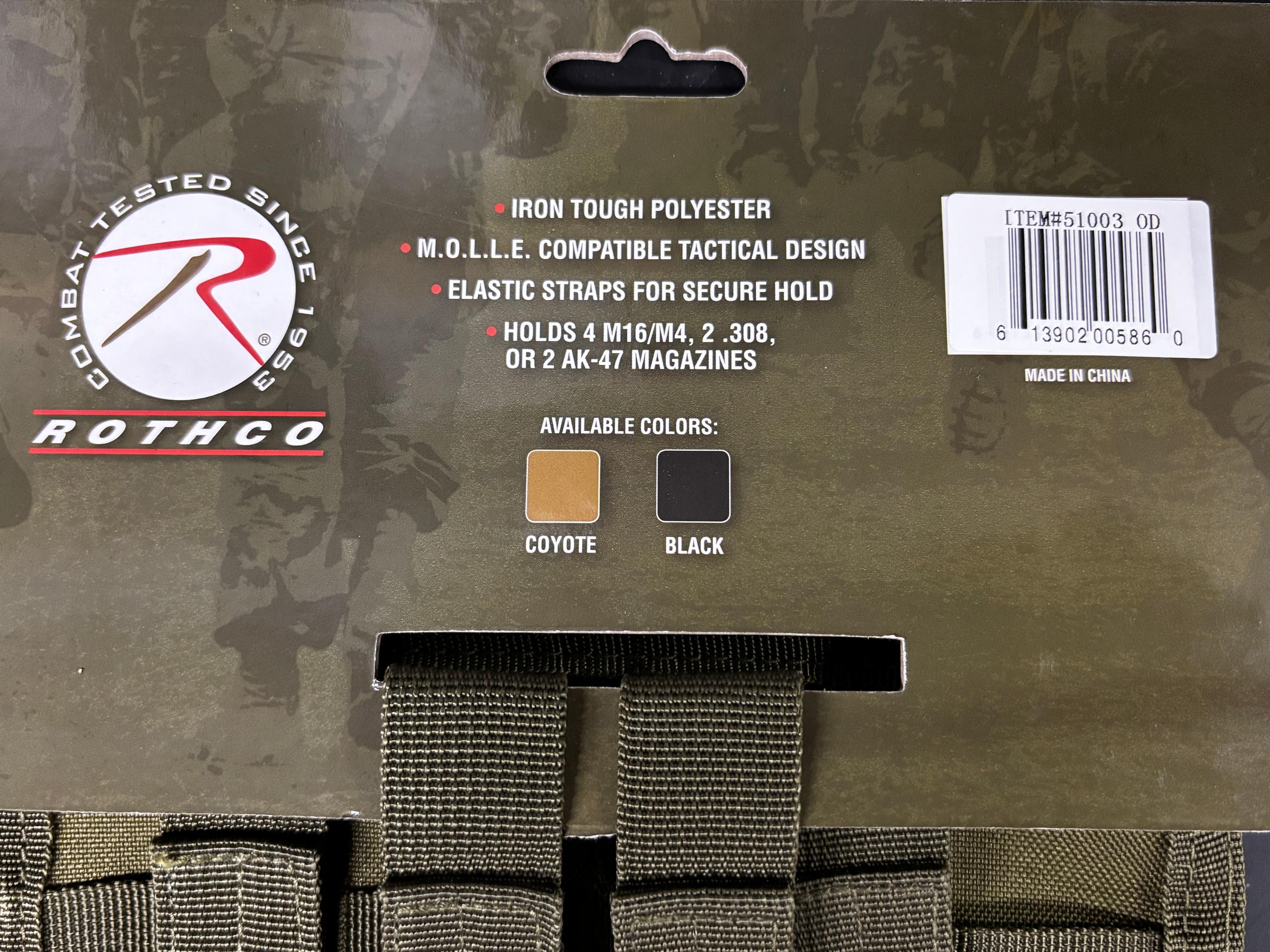 Rothco Double Pistol Mag Pouch