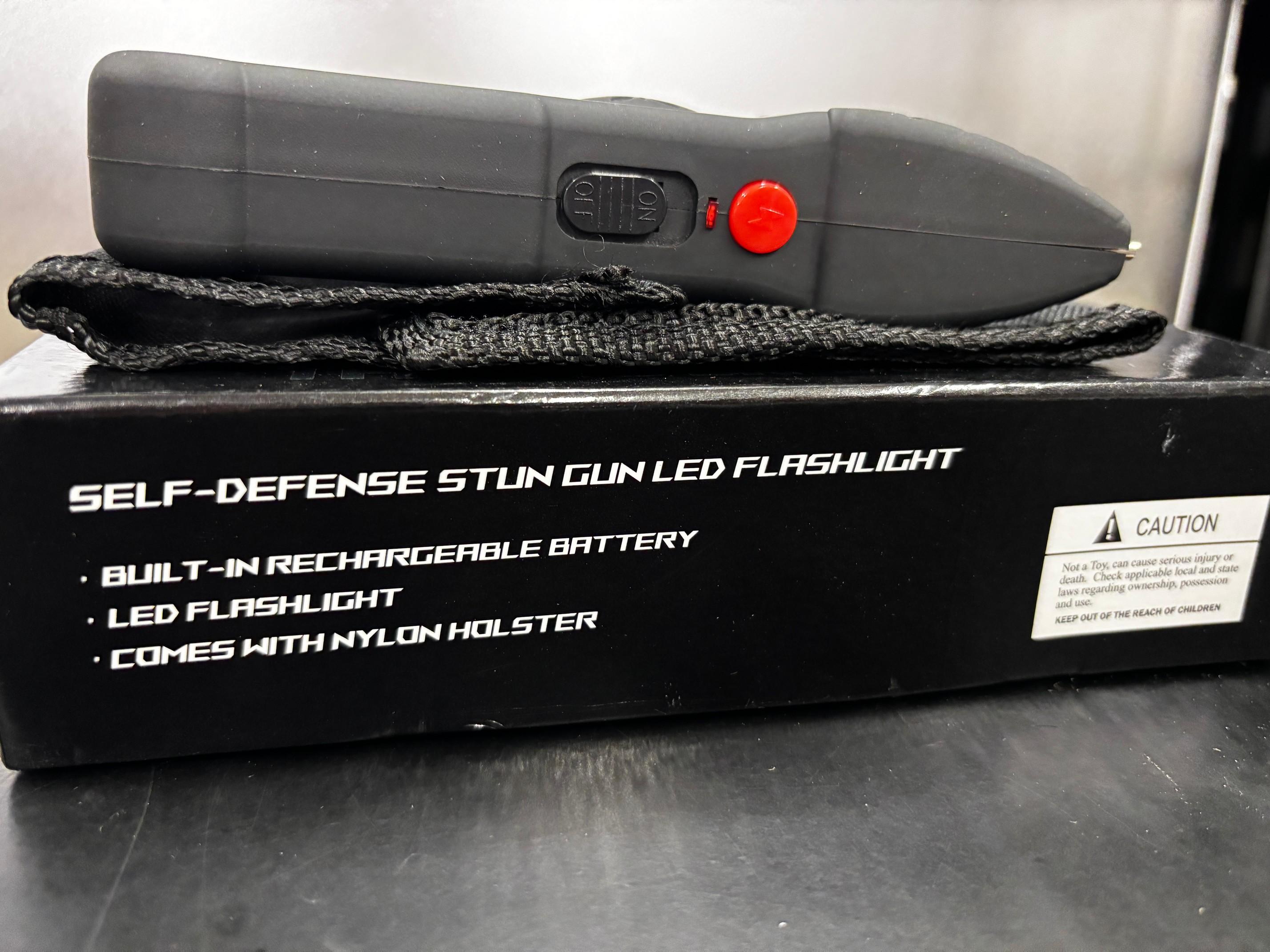 Self Defense Stun Gun & LED Flashlight