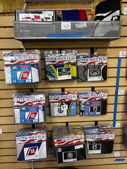 Shelf Lot 41 Assorted Military Branch Flags - NEW