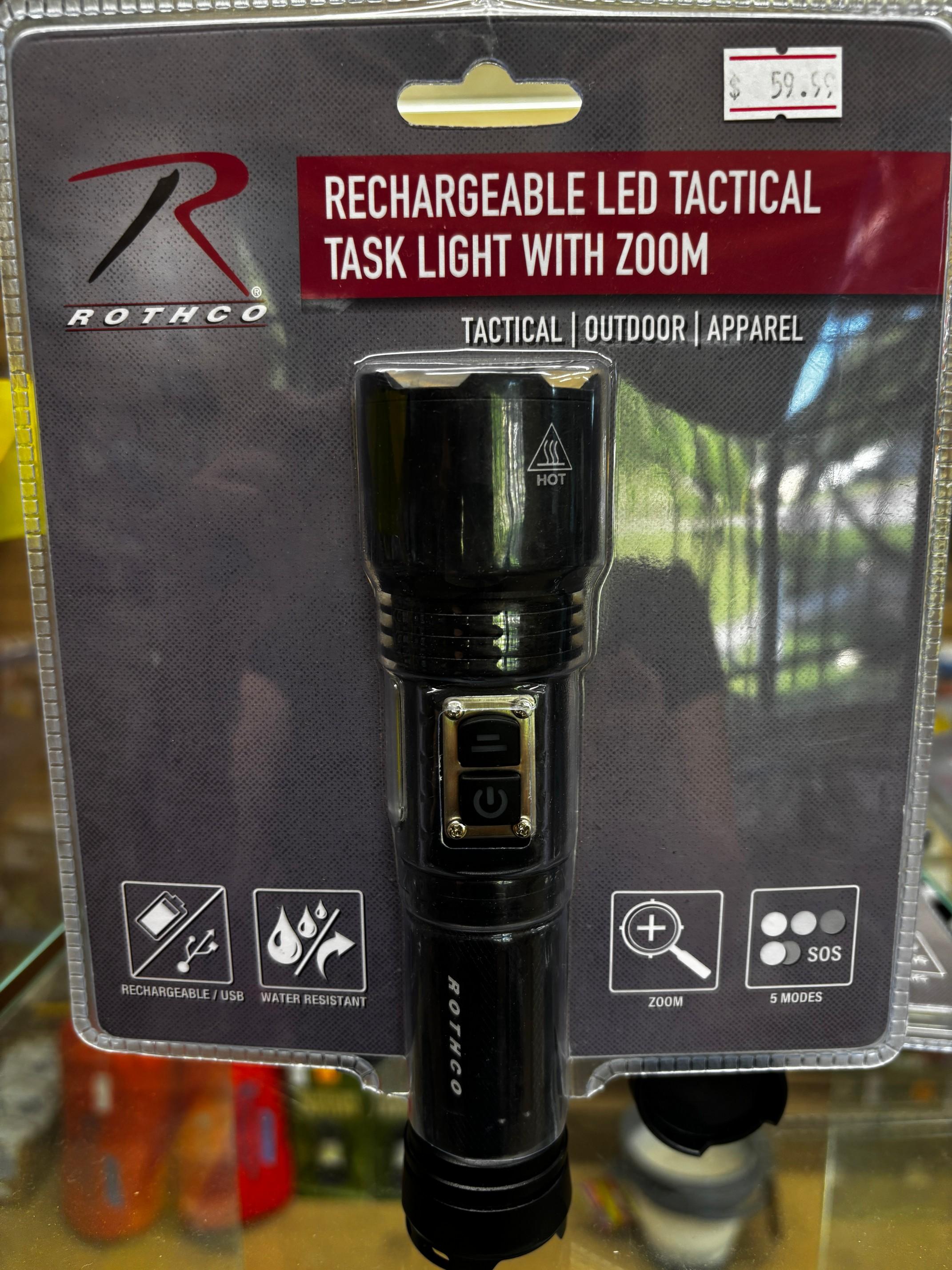 Rothco Rechargeable LED Tactical Flashlight