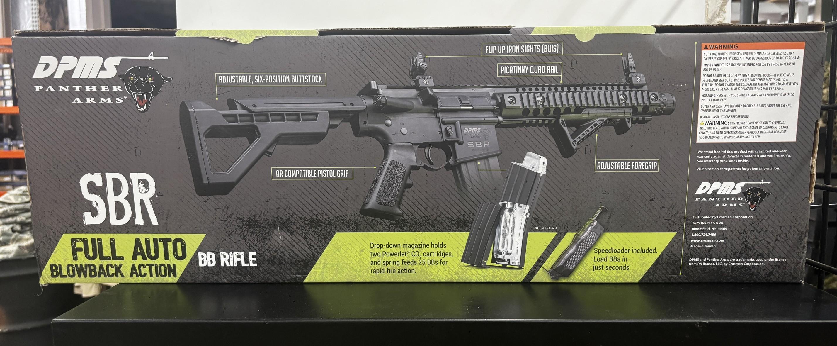 SBR Full Auto Blowback Action BB Rifle