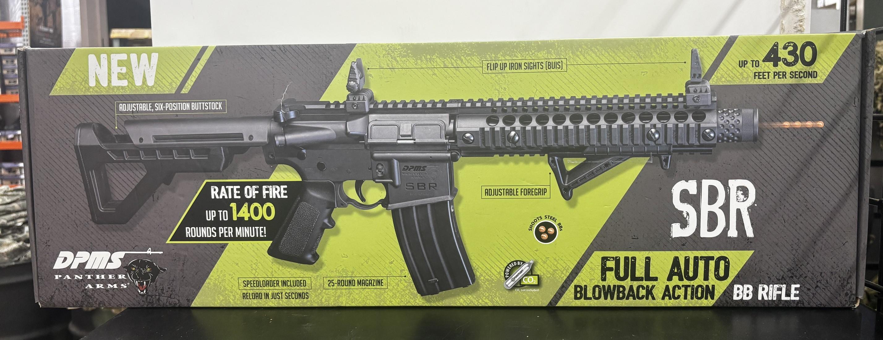 SBR Full Auto Blowback Action BB Rifle