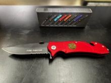 Fire Fighter Designed Folding Knife