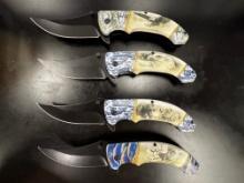 4.75" SS Drop Point Folding Knife