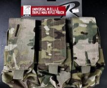 Rothco Molle Triple Mag Rifle Pouch