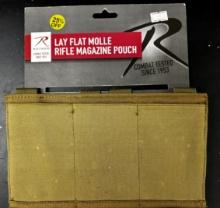 Rothco Lay Flat Molle Rifle Mag Pouch