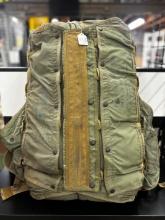 Vintage Korean War Parachute Backbag