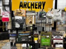 Shelf Lot of Archery Accessories