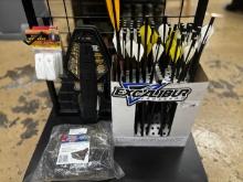 Shelf Lot of Archery Accessories